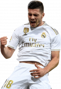 Luka Jovic football render