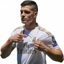 Luka Jovic football render