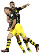 Lukasz Piszczek & Sokratis Papastathopoulos football render