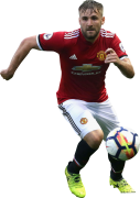 Luke Shaw football render