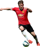 Luke Shaw football render