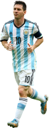 Lionel Messi football render