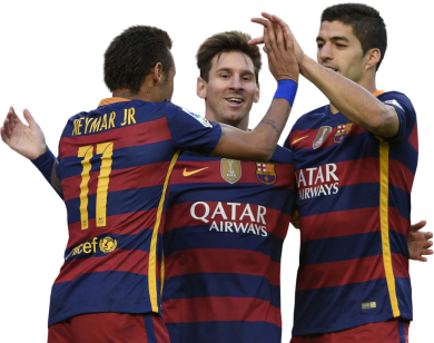 Neymar, Lionel Messi & Luis Suarez