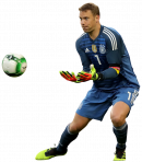 Manuel Neuer football render