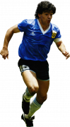 Diego Maradona football render