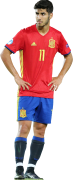 Marco Asensio football render