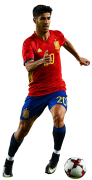 Marco Asensio football render