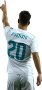 Marco Asensio football render