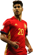 Marco Asensio football render