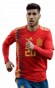 Marco Asensio football render