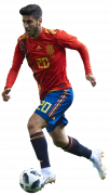 Marco Asensio football render