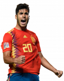 Marco Asensio football render