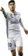 Marco Asensio football render