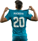 Marco Asensio football render
