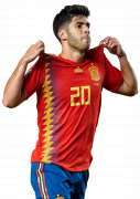 Marco Asensio football render