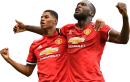 Marcus Rashford & Romelu Lukaku football render