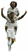 Mariano Díaz & Marcelo football render