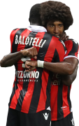 Mario Balotelli & Dante football render