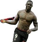 Mario Balotelli football render