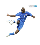 Mario Balotelli football render