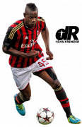 Mario Balotelli football render