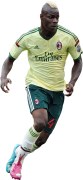 Mario Balotelli football render