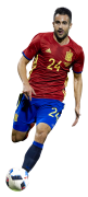 Mario Gaspar football render