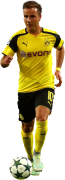 Mario Götze football render