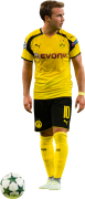 Mario Götze football render