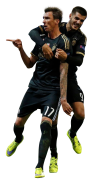 Mario Mandzukic & Alvaro Morata football render