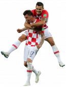 Mario Mandzukic & Dejan Lovren football render