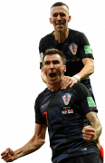 Mario Mandzukic & Ivan Perisic football render