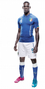 Mario Balotelli football render