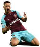 Marko Arnautovic football render