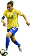 Marta Vieira football render