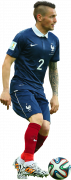 Mathieu Debuchy football render