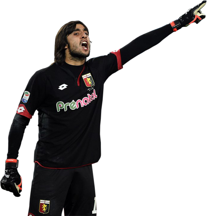 Mattia Perin of Genoa CFC editorial stock image. Image of european -  43831929