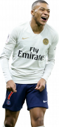 Kylian Mbappé football render