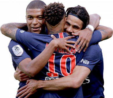 Kylian Mbappé, Neymar & Edinson Cavani