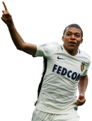 Kylian Mbappé football render