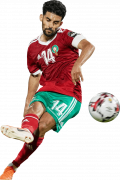 Mbark Boussoufa football render