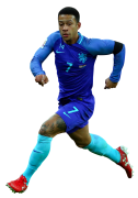 Memphis Depay football render