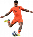 Memphis Depay football render