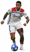 Memphis Depay football render