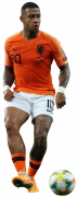 Memphis Depay football render