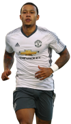 Memphis Depay football render