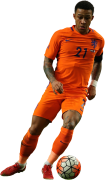 Memphis Depay football render