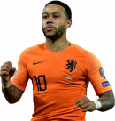 Memphis Depay football render