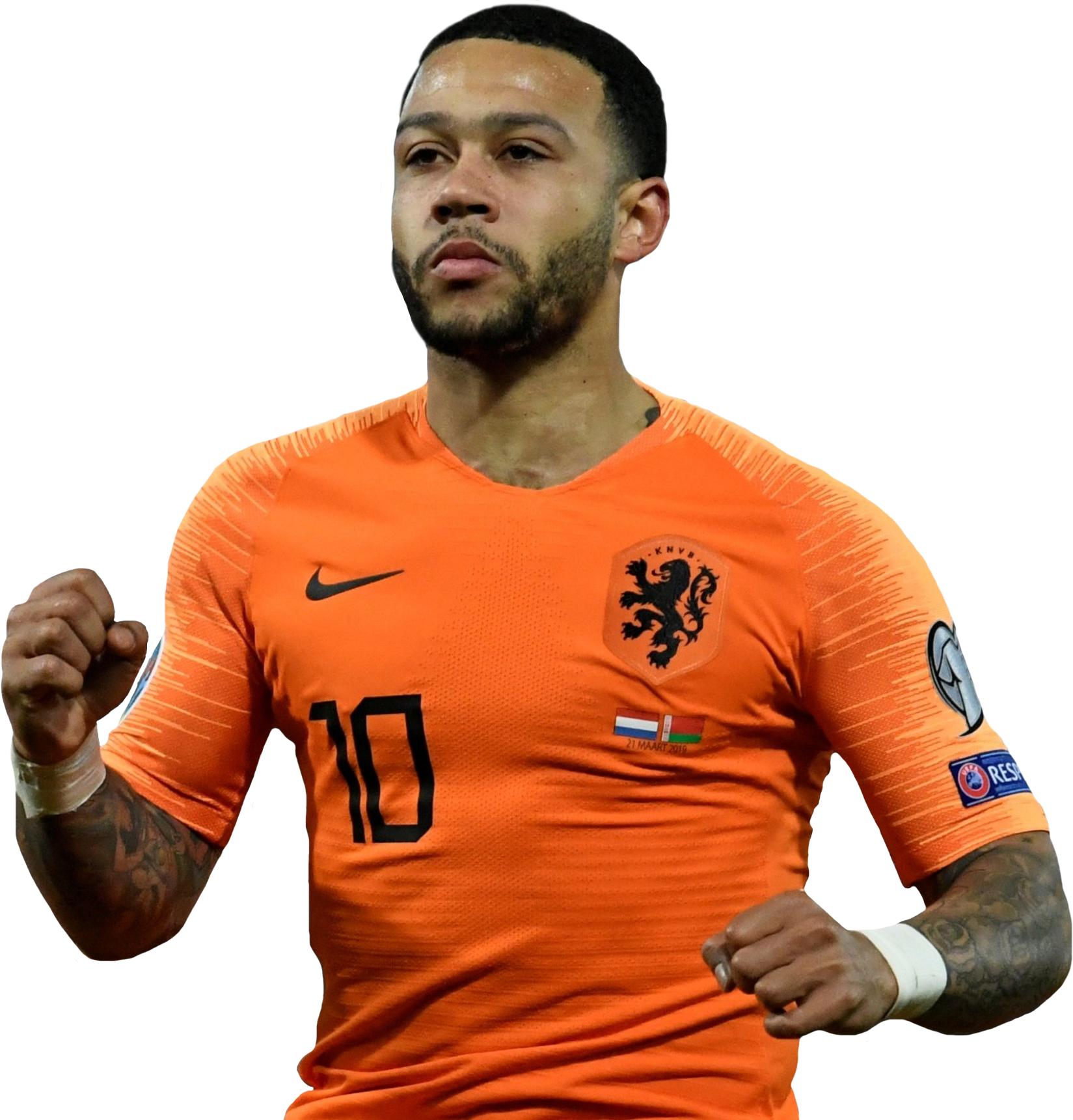 Memphis Depay football render - 52395 - FootyRenders