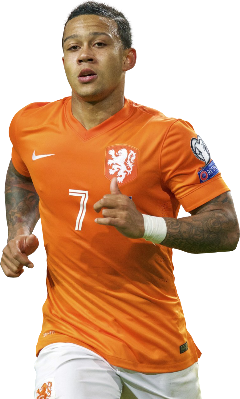 Memphis Depay football render - 18514 - FootyRenders